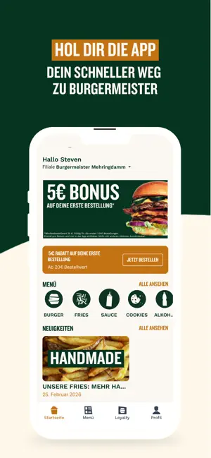 Burgermeister iPhone screenshot 1