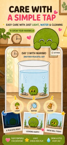MARIMO: Cozy Moss Pet Screenshot 3 of 5