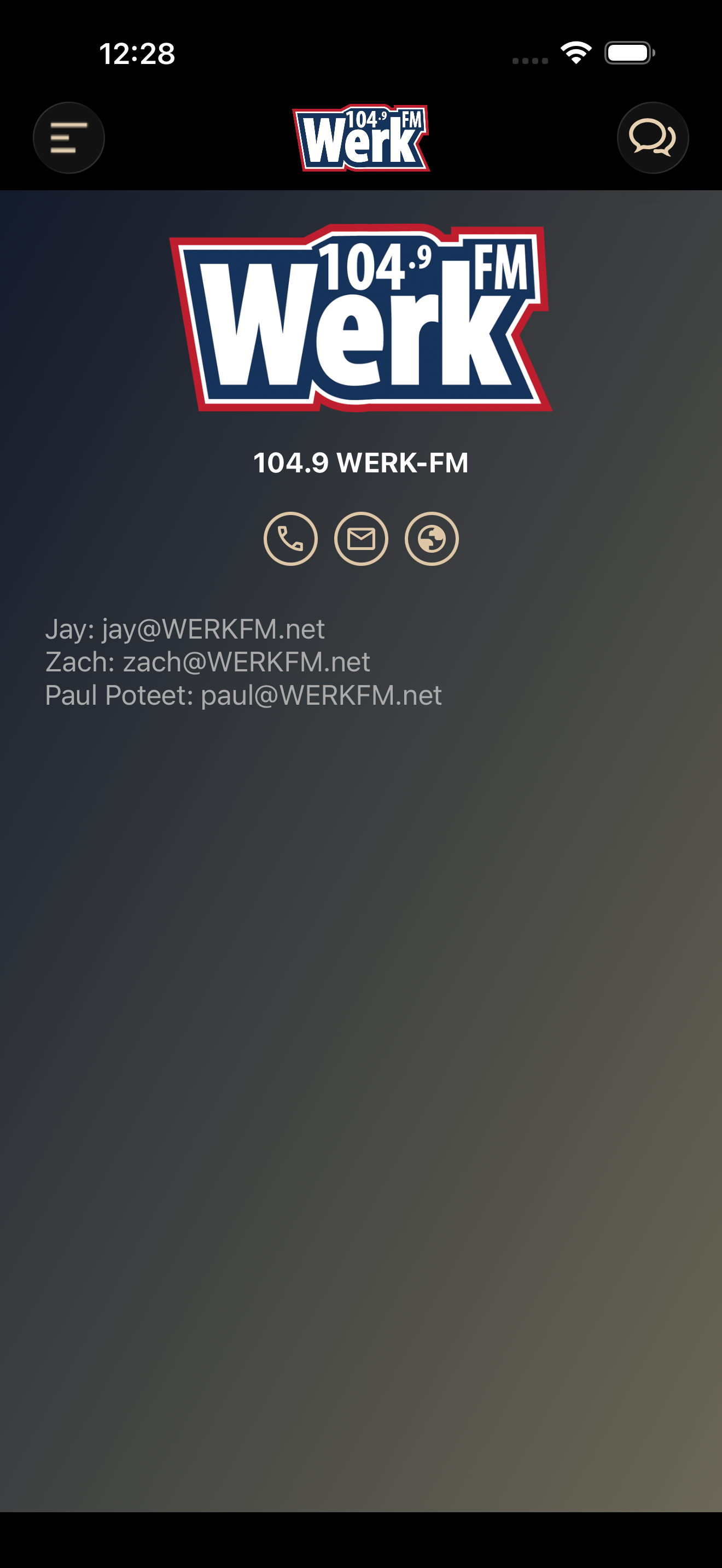 104.9 WERK-FM screenshot 5