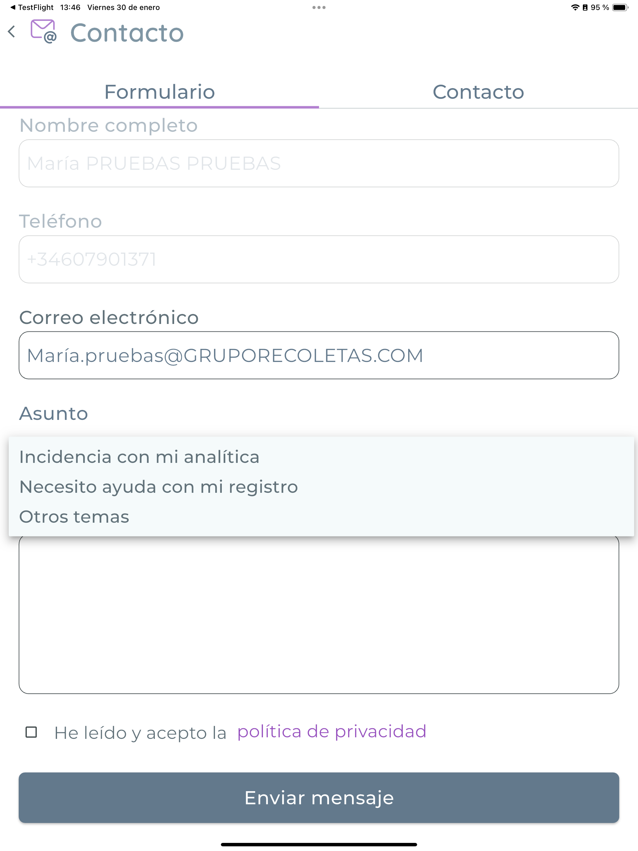 Recoletas Salud screenshot 20
