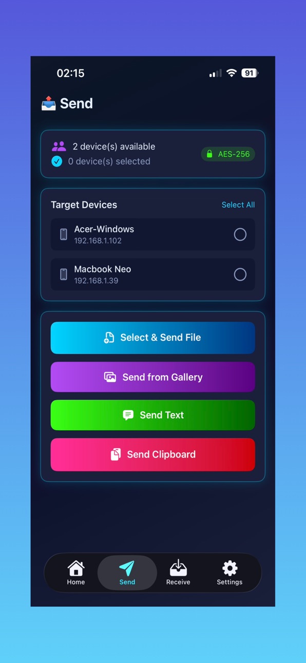 iPhone screenshot