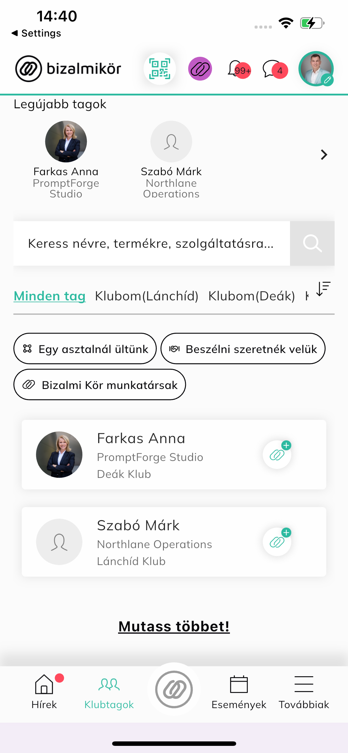Bizalmi Kör screenshot 2