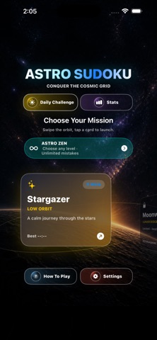 Astro Sudoku screenshot 1