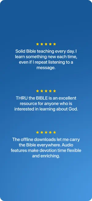THRU the BIBLE: Audio Study screenshot 2