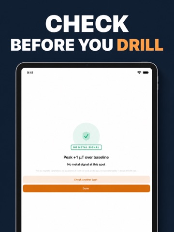 Stud Finder: Metal Detection iPad screenshot