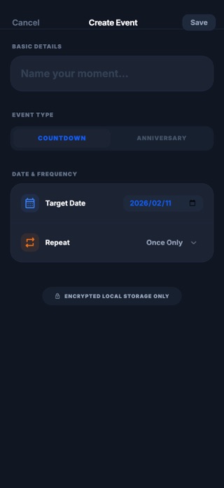 Countdown . - Day Counter Screenshot 1 of 3