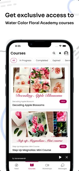 Water Color Floral Academy screenshot 3