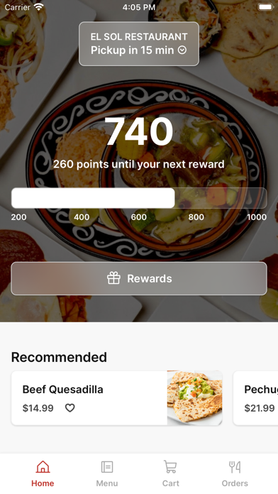 El Sol iPhone screenshot 1 - Food & Drink app