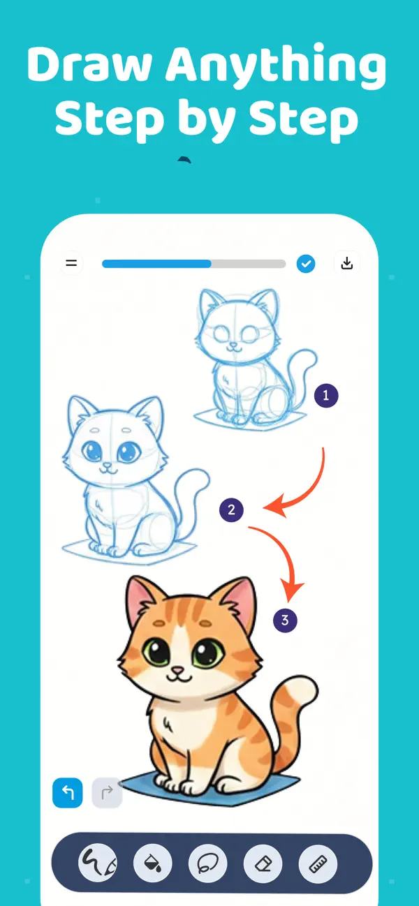 Screenshot #3 pour Dessin Arte: Learn How to Draw
