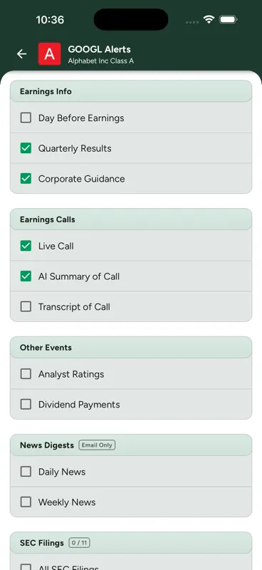 Earnings Hub and Calendar screenshot 7 of 9