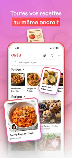 Capture d'écran de Osta: Enregistrer Recettes sur iPhone 2