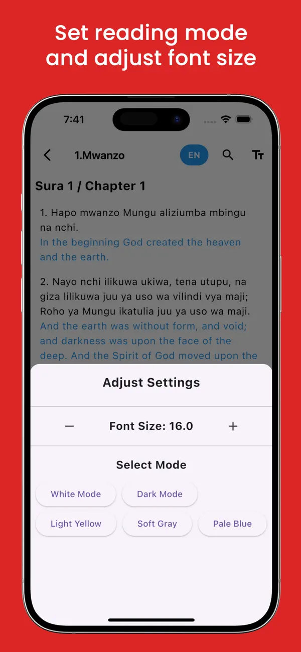 Screenshot #3 pour Biblia Takatifu App (Offline)