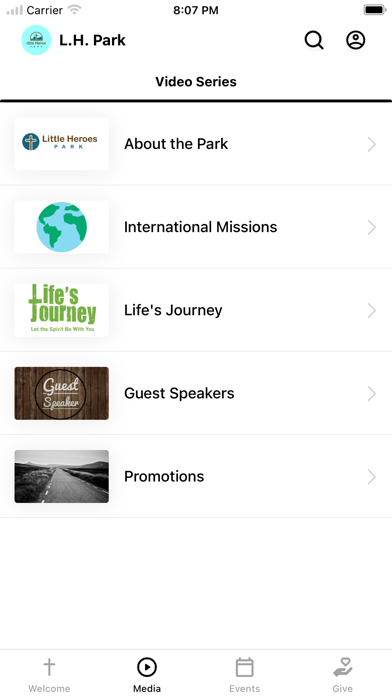 App screenshot