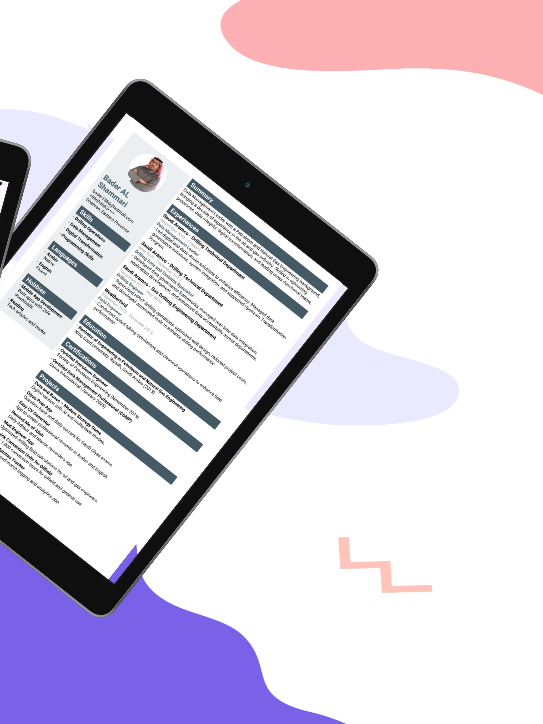 Easy CV | سيرة ذاتية سريعة
