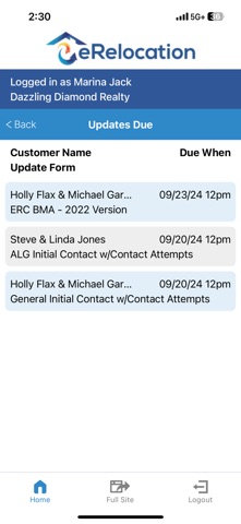 eRelocation Screenshot 3 of 4