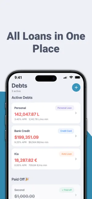 TinyDebt: Debt Payoff Planner screenshot 4