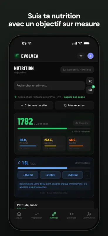 Evolvea – Carnet musculation screenshot 3 of 6