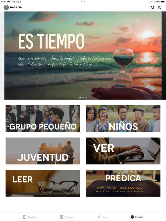 New Apostolic Church USA iPad screenshot 4 - Education app