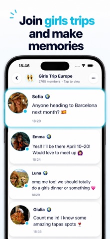 TravelBesties: Travel Friends iPhone screenshot