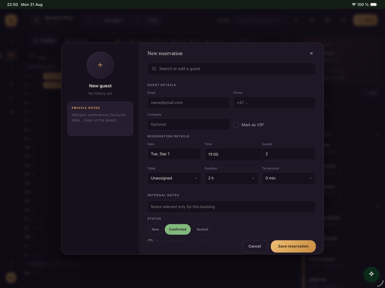 Screenshot 7 of Yasi Reservations