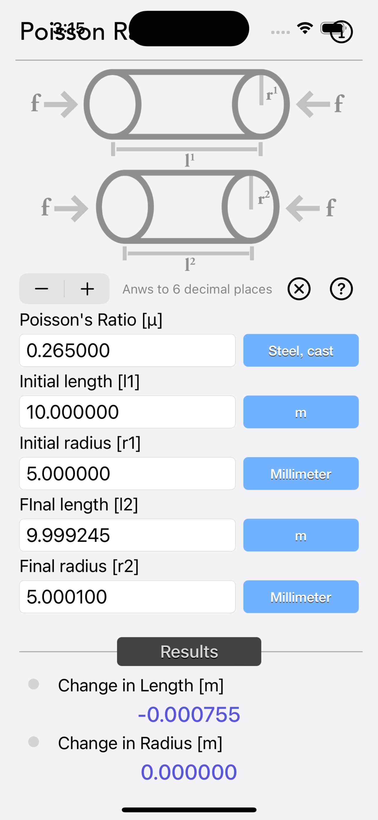 Poisson Ratio Calculator