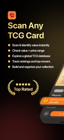 Pokescandex: TCG Value Scanner iPhone screenshot