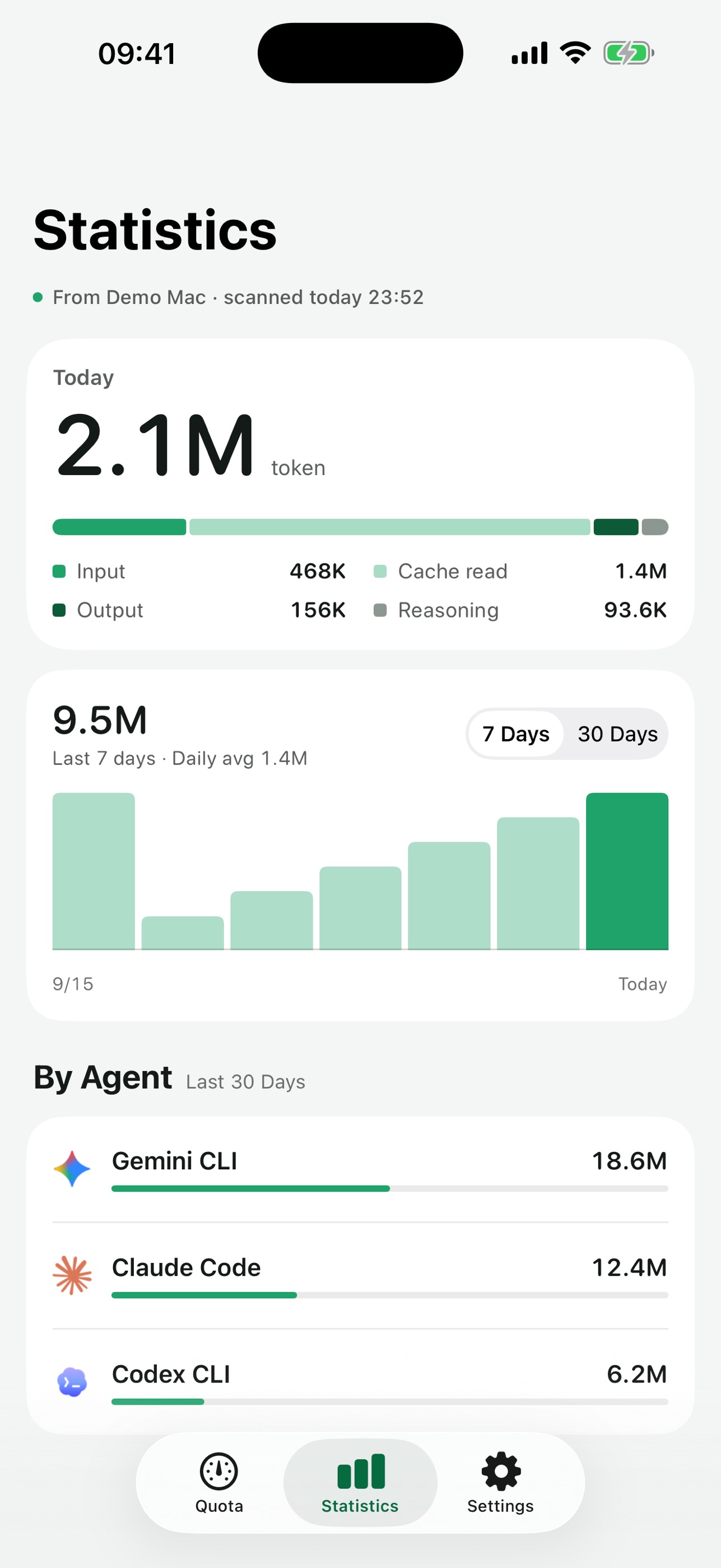 Screenshot 3 of vibeUsage