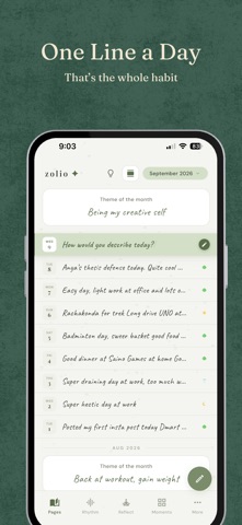 Zolio: Journal, Diary & Log Screenshot 8 of 9