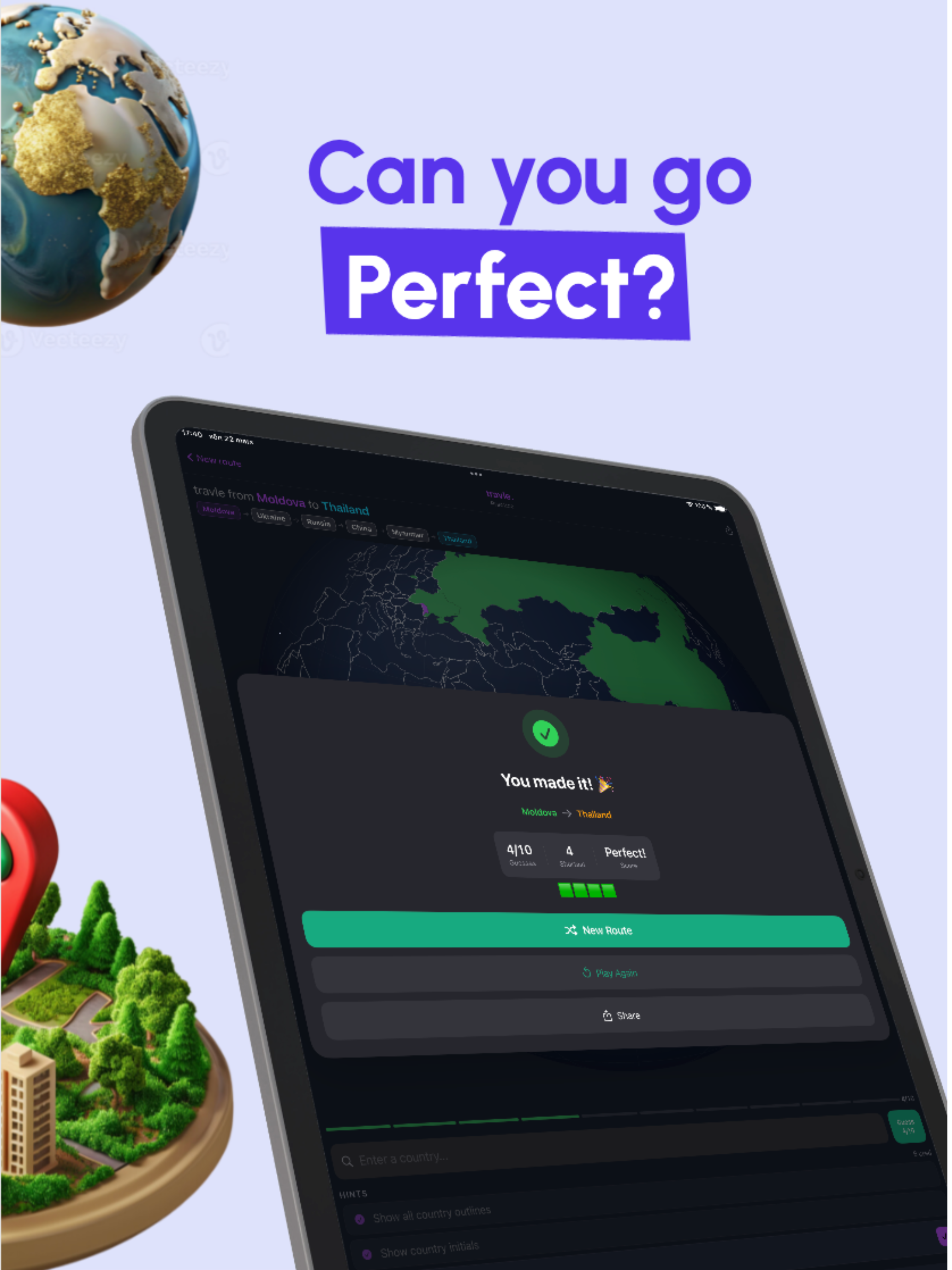 Travle: Country Border Puzzle