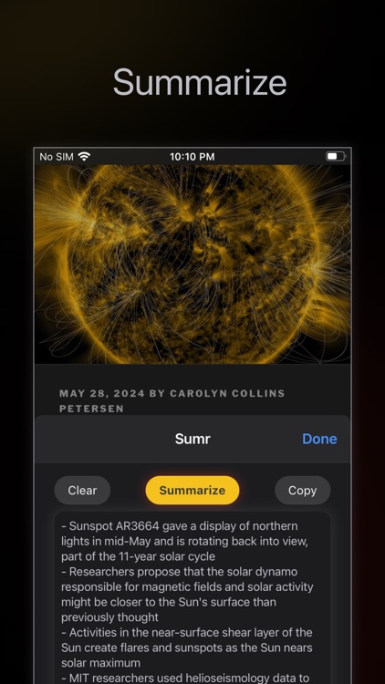 Sumr tldr screenshot-0