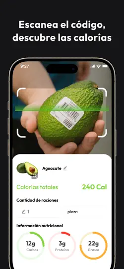 Captura de pantalla de SnapCal: AI Calorie Counter en iPhone 4
