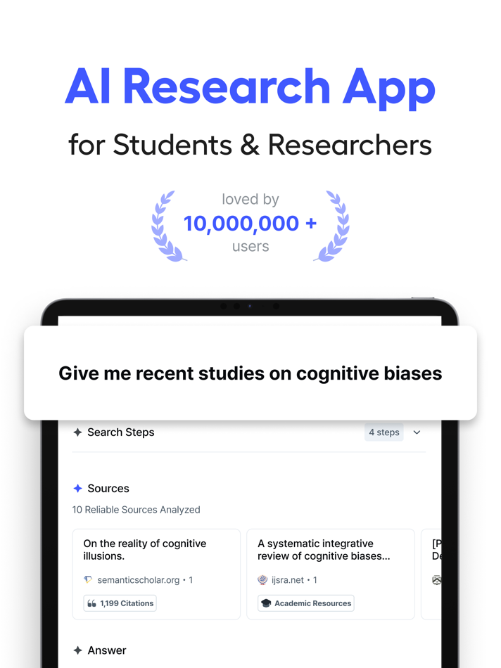 #1. Liner - AI Search with Sources (iOS) 由: Liner Corp.