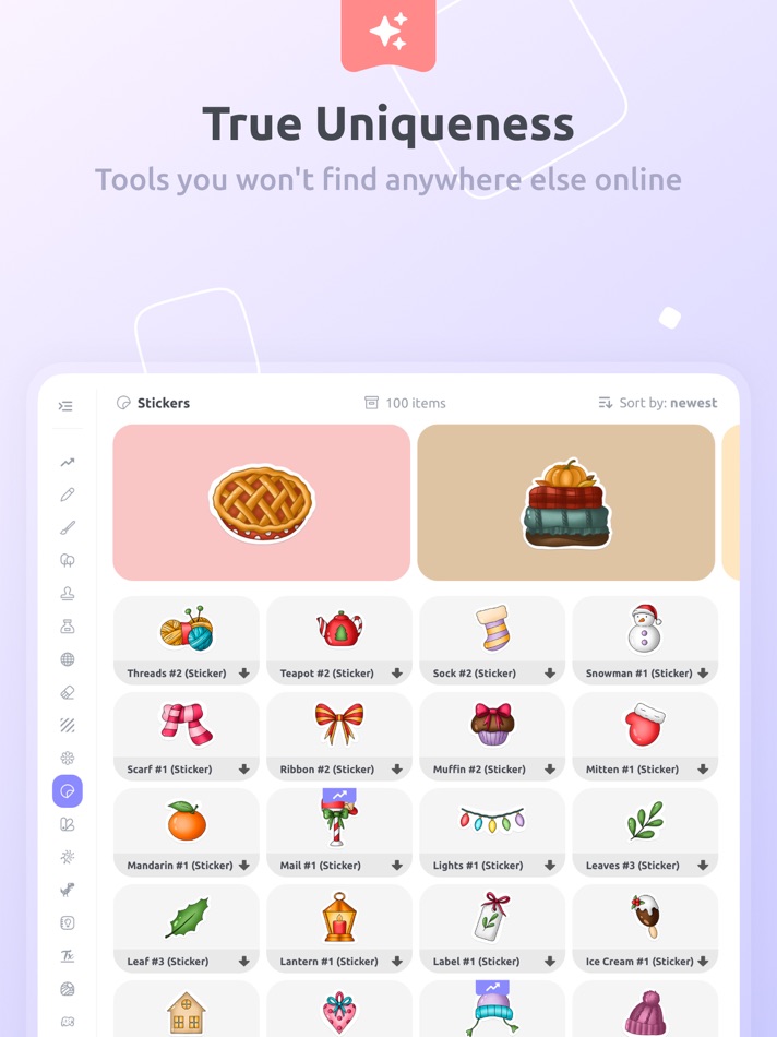 #3. Tools & Brushes for Procreate (iOS) 由: Oleg Vaskovskiy