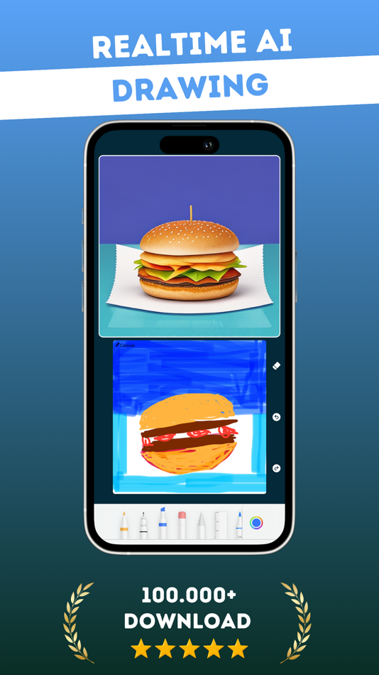 #1. Realtime AI Drawing : Artistry (iOS) 由: Omer Faruk Bozbulut