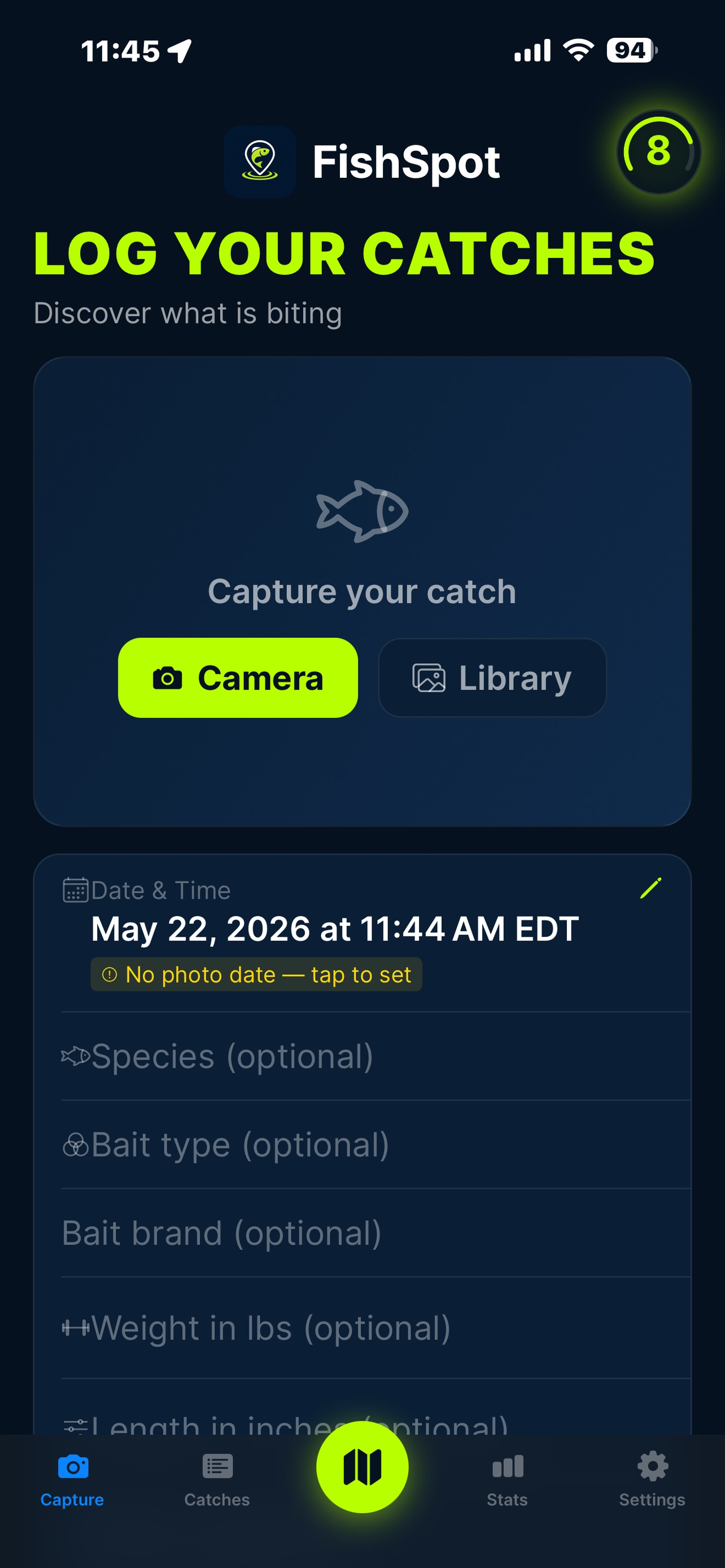 FishSpot | Catch Log