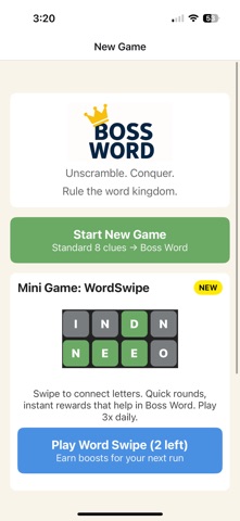 Boss Word: Scramble Word Game screenshot