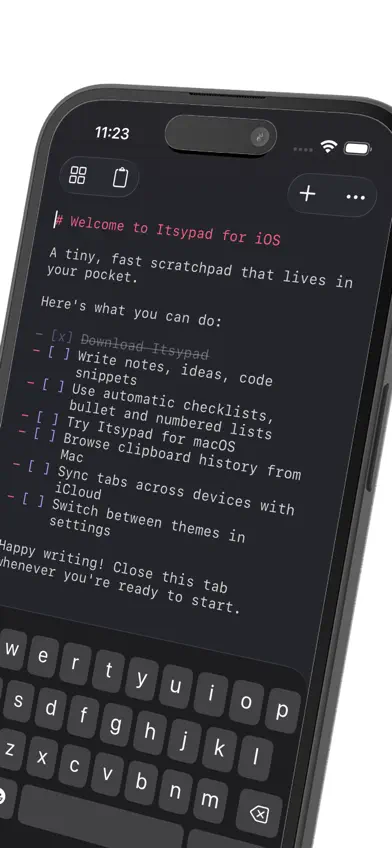Itsypad screenshot 4