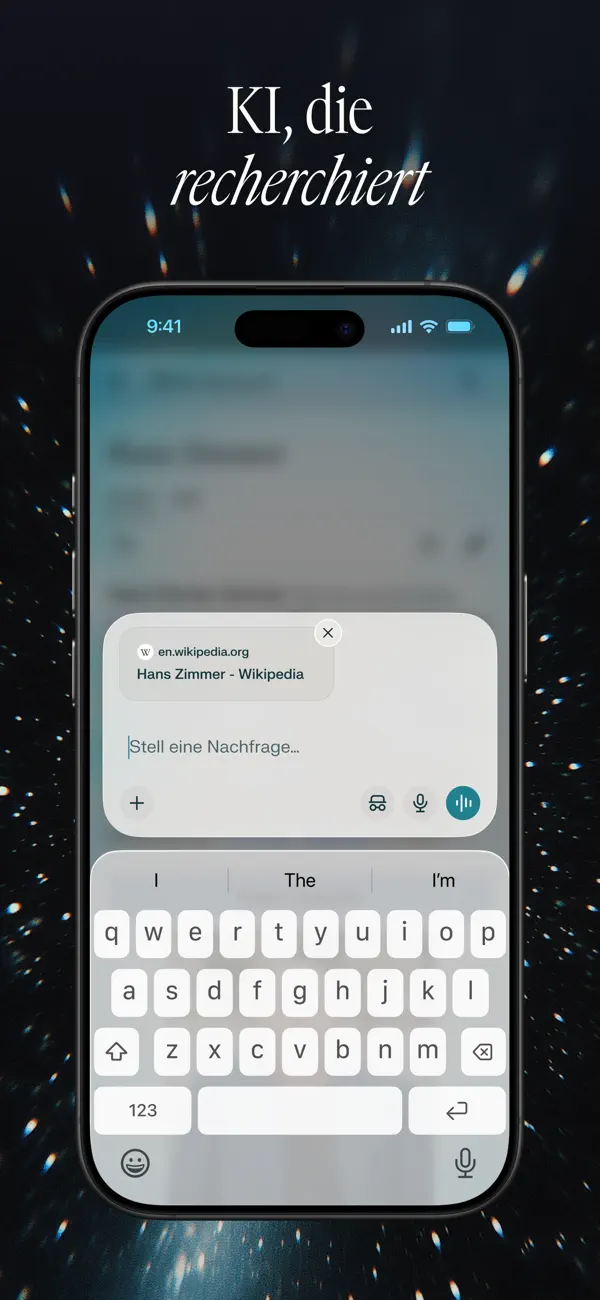 Comet - AI Browser & Assistant iPhone App Screenshot 2 – Dienstprogramme