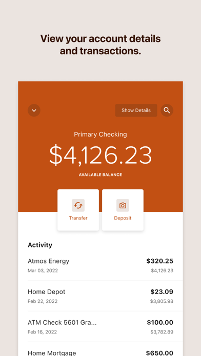 BankCherokee Mobile Screenshot 3 of 4