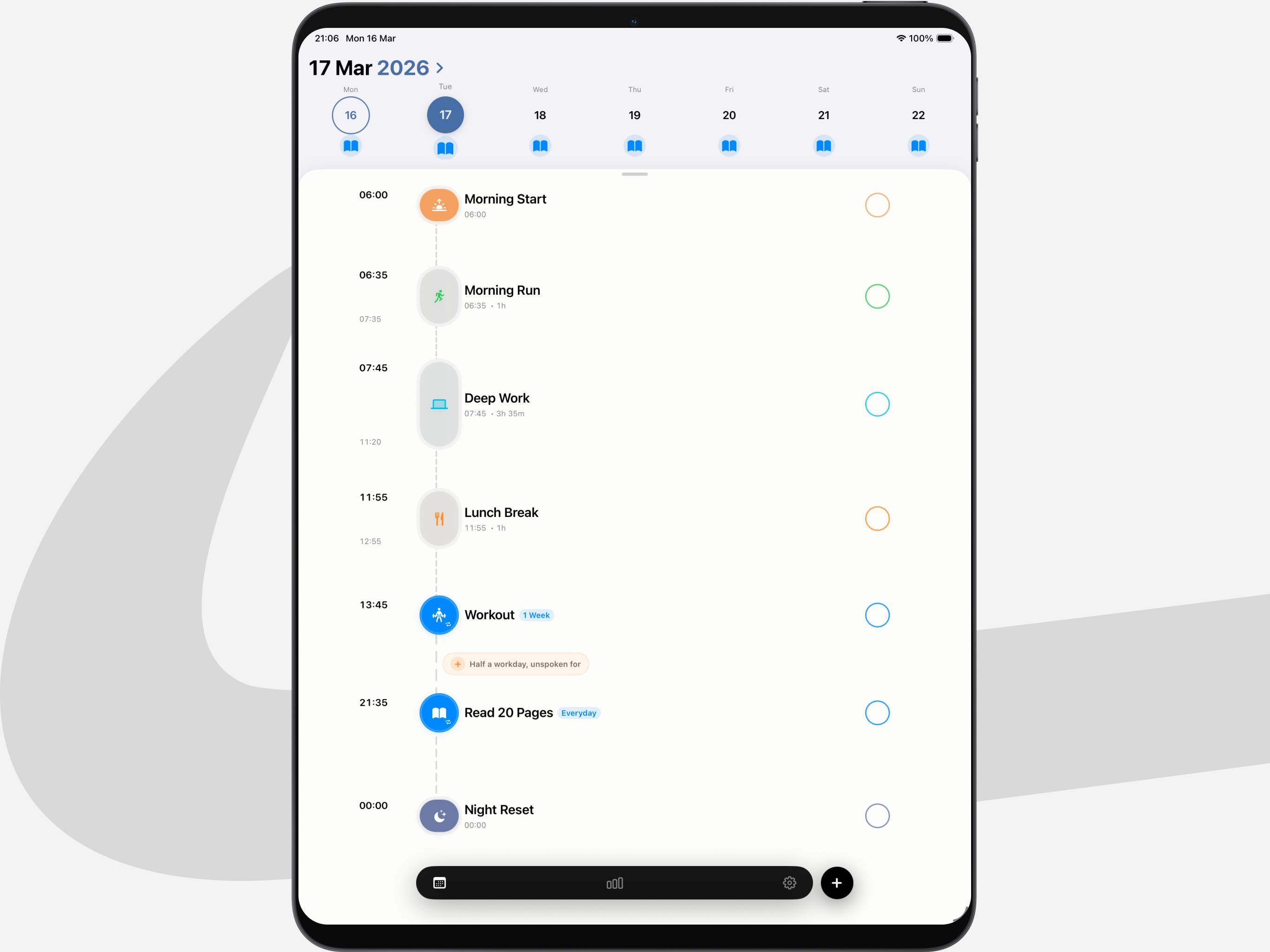 Habit tracker: Line screenshot 5
