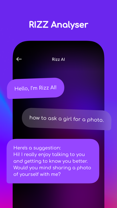 RIZZ-Dating&Plug Wingman App Screenshot