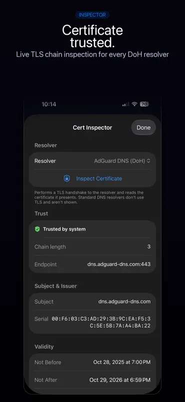DNS Forge: Private & Secure screenshot 7 of 8