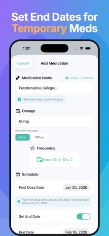 Dosely Medication Tracker screenshot