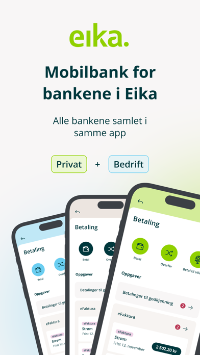 Eika Mobilbank app screenshot