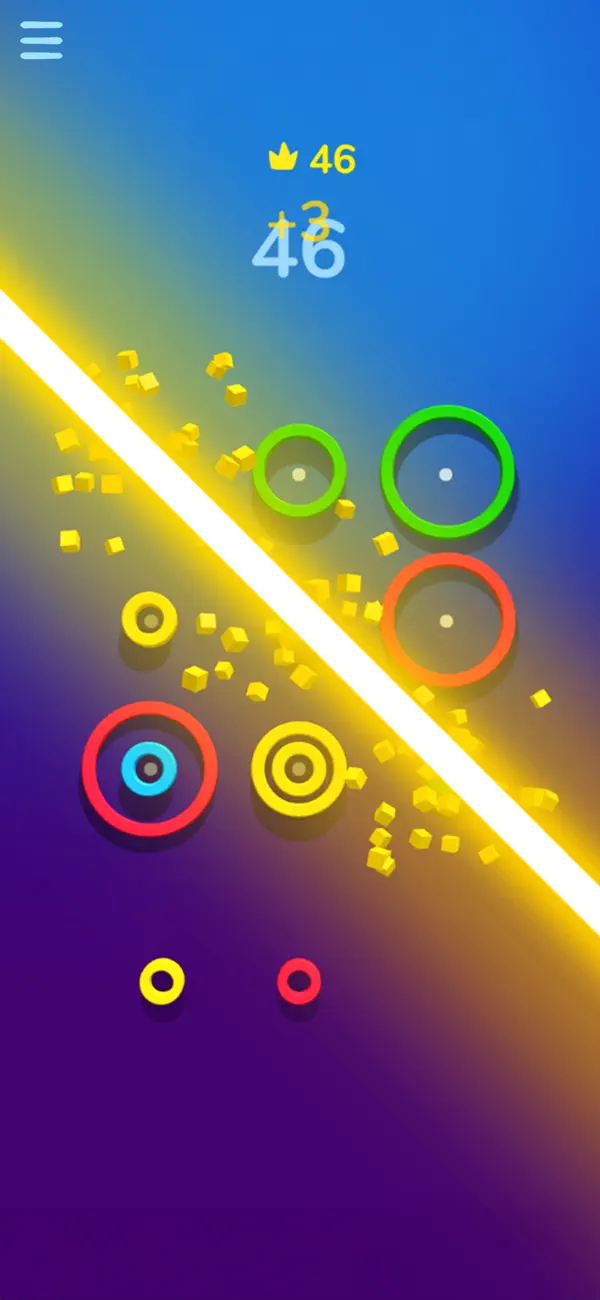 Screenshot #2 pour Colour Rings Puzzle