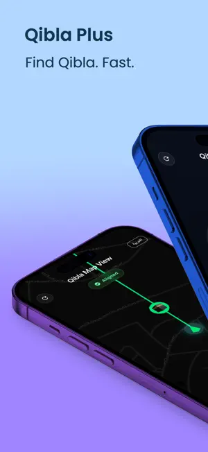 Qibla Plus - اتجاه القبلة screenshot 1