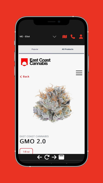 East Coast Cannabis Screenshot