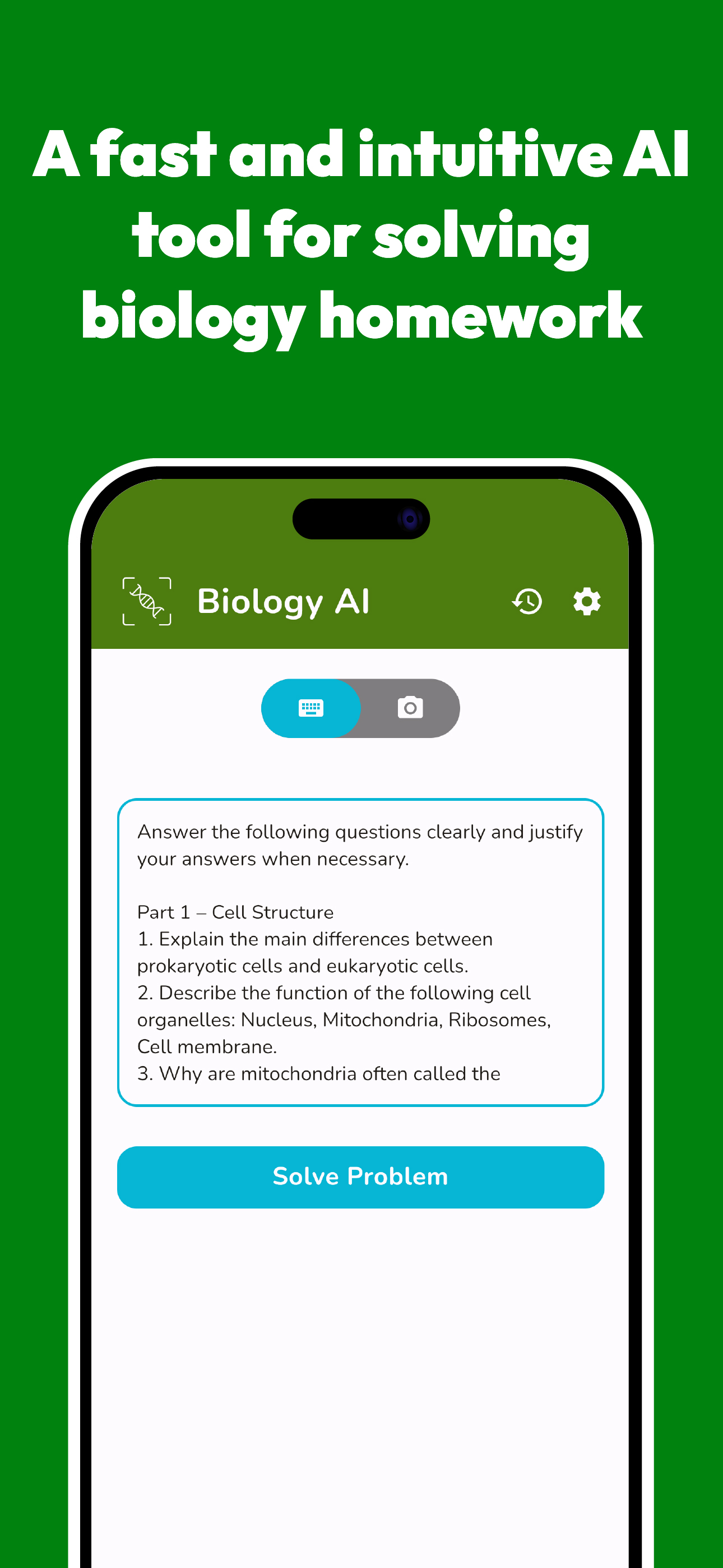 Biology Homework Helper AI
