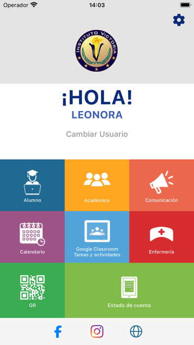 Instituto Victoria Screenshot