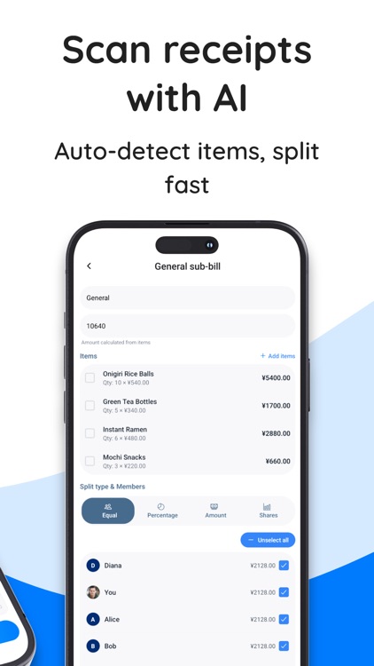 SplitFriends: Share expenses
